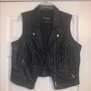 Guess Faux Leather Vest
